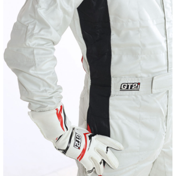 GT2I RACE 3 ΑΓΩΝΙΣΤΙΚΗ ΦΟΡΜΑ (FIA 8856-2018) ΑΣΠΡΟ/ΚΟΚΚΙΝΟ