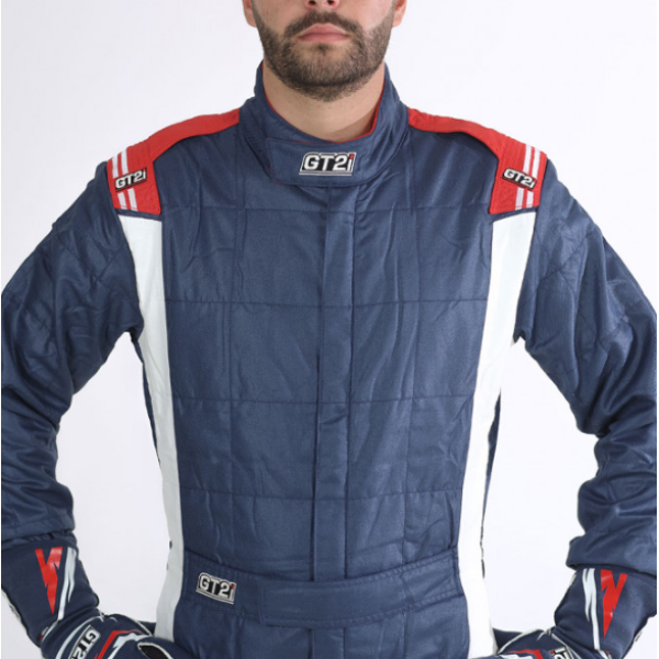 GT2I RACE 3 ΑΓΩΝΙΣΤΙΚΗ ΦΟΡΜΑ (FIA 8856-2018) ΜΠΛΕ / ΚΟΚΚΙΝΟ