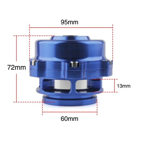 ΣΚΑΣΤΡΑ ΑΝΟΙΧΤΟΥ ΤΥΠΟΥ (Βαλβίδα εκτόνωσης) 50MM ΜΠΛΕ 
