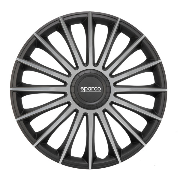 Τάσια Τροχών Treviso 16'' μαύρο- ασημί 4τμχ Sparco