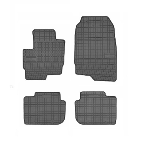 Πατάκια Αυτοκινήτου Λαστιχένια Mitsubishi Colt 2008-> 5D 4τμχ Frogum