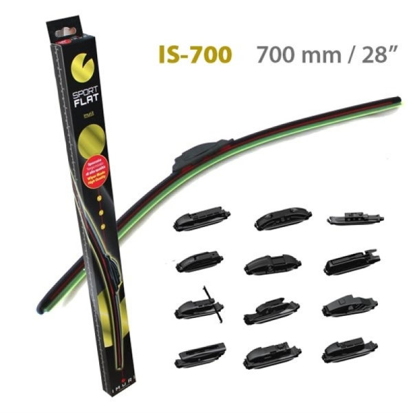 Υαλοκαθαριστήρες SportFlat 28" (700mm) 1τμχ Imuri