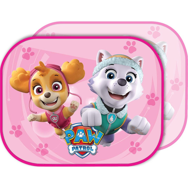 Ηλιοπροστασία Αυτοκινήτου με βεντούζα 44x35cm Paw Patrol Girl 2τμχ Colzani