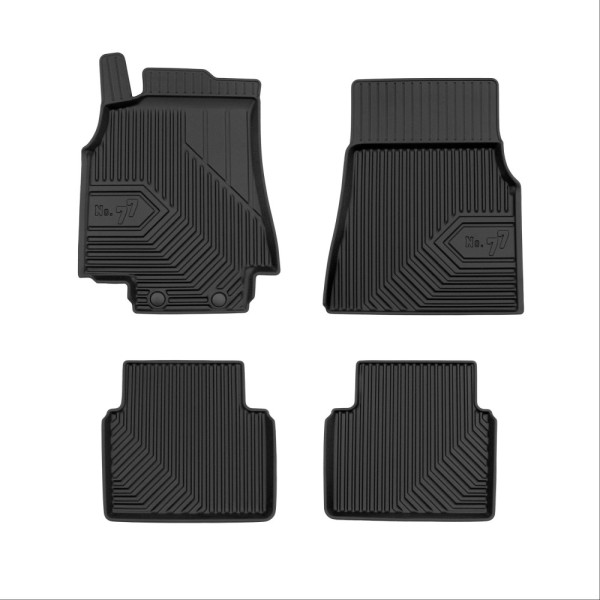 Πατάκια Αυτοκινήτου No77 Σκαφάκια για Mercedes B' Class W245 2005-2011 4τμχ Frogum