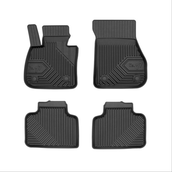 Πατάκια Αυτοκινήτου No77 Σκαφάκια για Mini Countryman F60 2016-2024 4τμχ Frogum