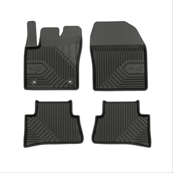Πατάκια Αυτοκινήτου No77 Σκαφάκια για Toyota CH-R 2016-2023 Toyota CH-R 2023->  4τμχ Frogum