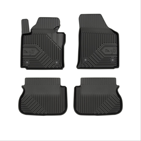 Πατάκια Αυτοκινήτου No77 Σκαφάκια για VW Caddy 2003-2020 4τμχ Frogum