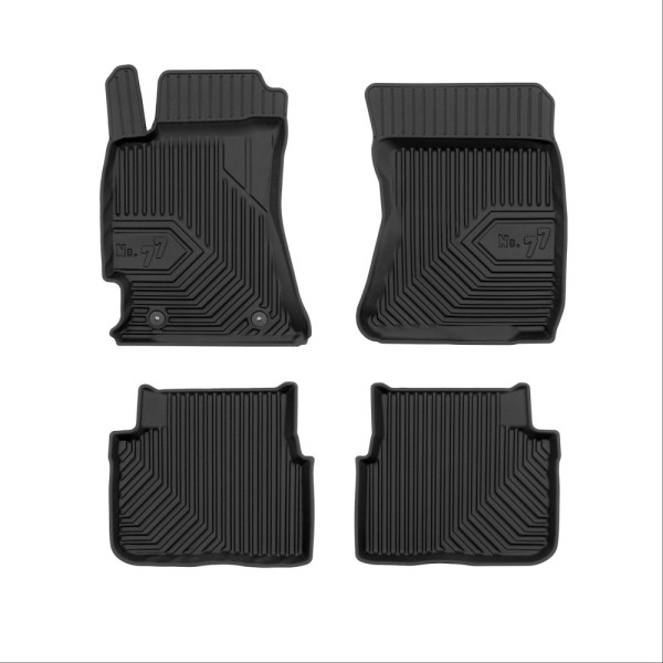 Πατάκια Αυτοκινήτου No77 Σκαφάκια για Subaru Forester 2008-2011 4τμχ Frogum