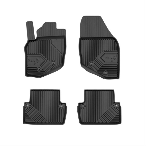Πατάκια Αυτοκινήτου No77 Σκαφάκια για Volvo V70 2000-2008 Volvo XC70 2000-2007 4τμχ Frogum