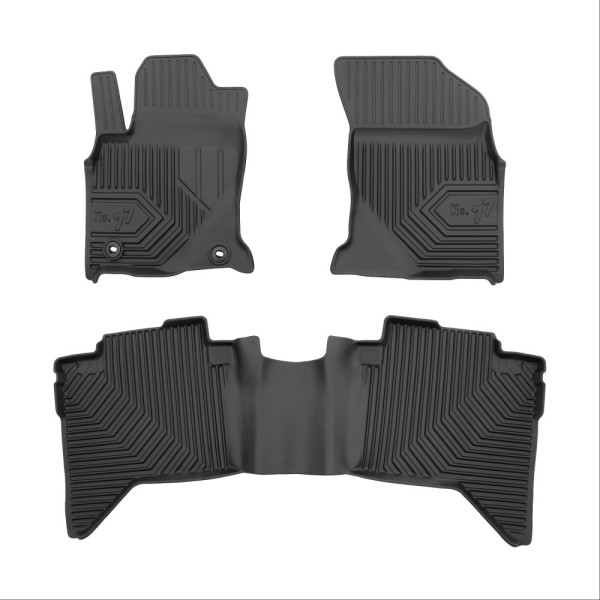 Πατάκια Αυτοκινήτου No77 Σκαφάκια για Hi-Lux Double Cab 2015->3τμχ Frogum