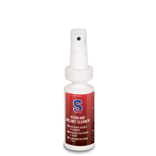 S100 Καθαριστικό κράνους & Ζελατίνας 100ml με πανί microfiber Dr. Wack
