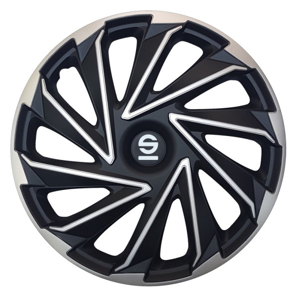 Τάσια Τροχών Varese 15'' Ασημί/μαύρο 4τμχ Sparco