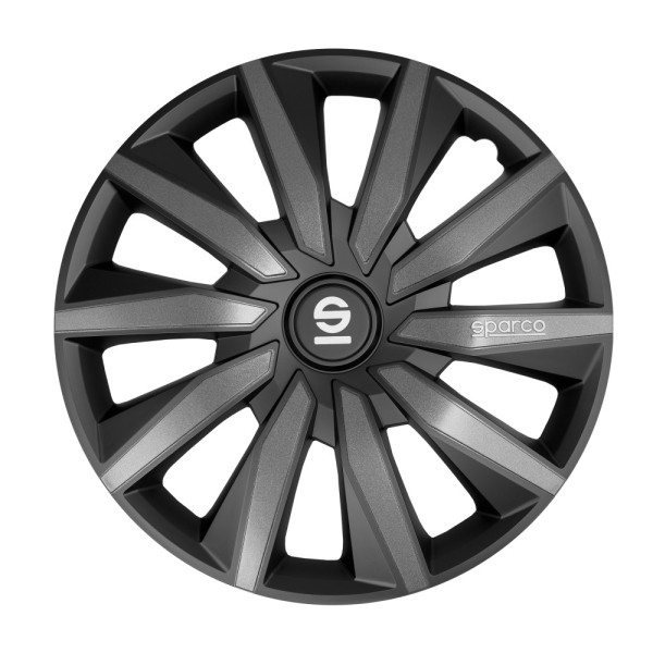 Τάσια Τροχών Milano 16'' μαύρο -γκρί 4τμχ Sparco