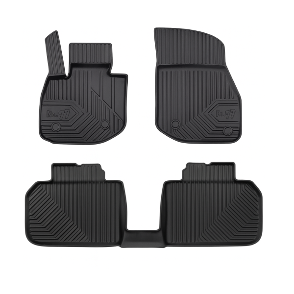 Πατάκια Αυτοκινήτου No77 Σκαφάκια για BMW iX1 crossover 2022-> 4τμχ Frogum