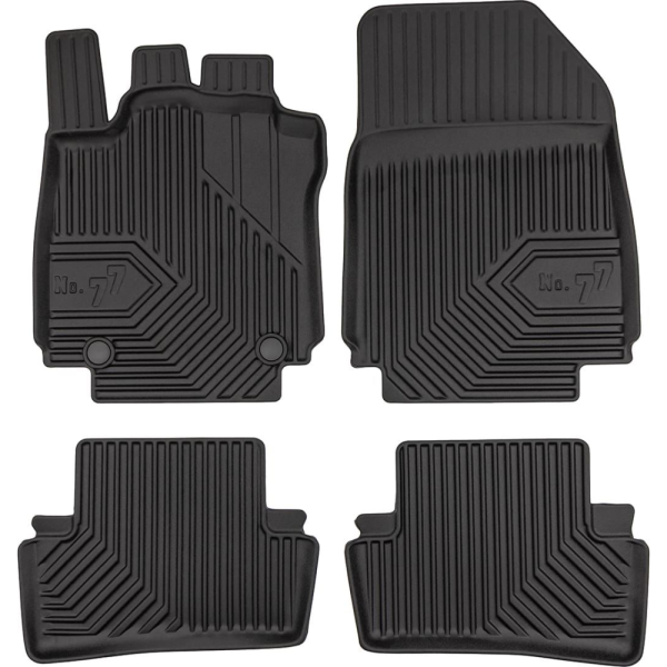 Πατάκια Αυτοκινήτου No77 Σκαφάκια για Renault Clio IV 2012-2020 3τμχ Frogum