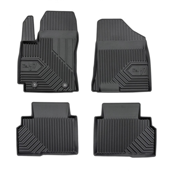 Πατάκια Αυτοκινήτου No77 Σκαφάκια για Hyundai Kona II 2022-> 4τμχ Frogum