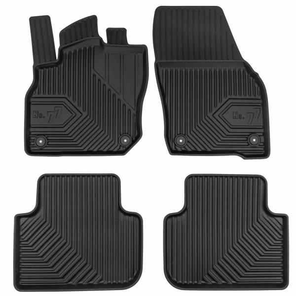 Πατάκια Αυτοκινήτου No77 Σκαφάκια για Audi Q3 III 2025 ->  Audi Q5 III Mild hybrid 2024 -> 4τμχ Frogum