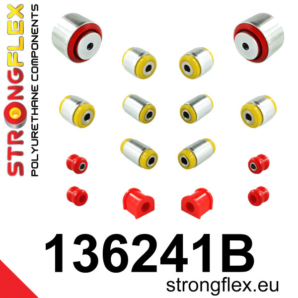copy of 136241A: Rear suspension bush kit SPORT