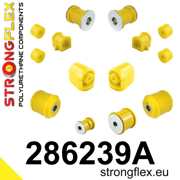 286239A: Front suspension and ream beam bush kit SPORT