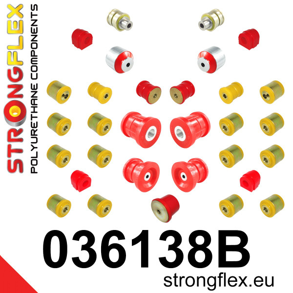 036138B: Full suspension polyurethane bush kit