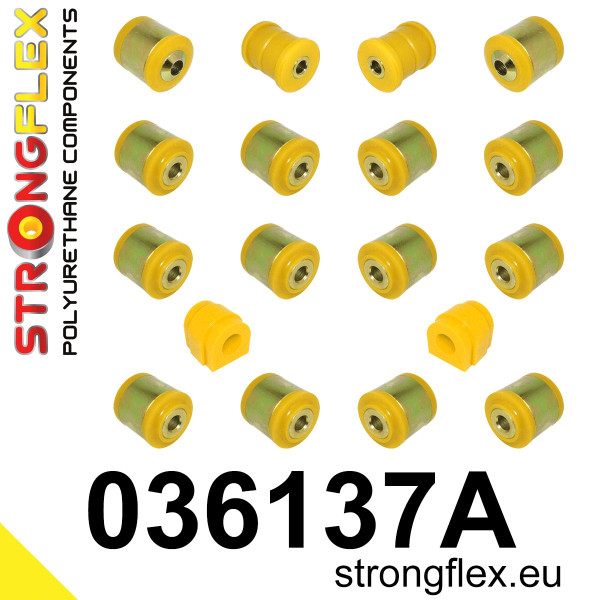 036137A: Rear suspension bush kit SPORT