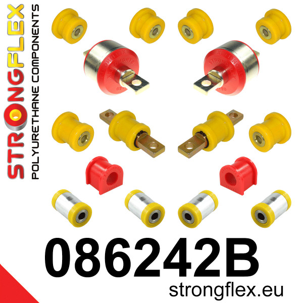 086242B: Rear suspension bush kit