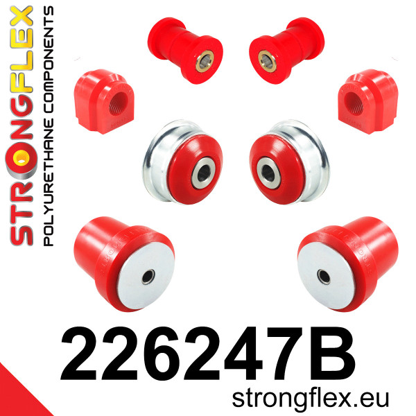 226247B: Front suspension and ream beam bush kit