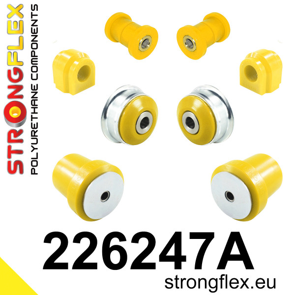 226247A: Front suspension and ream beam bush kit SPORT