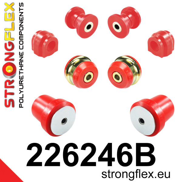 226246B: Front suspension and ream beam bush kit