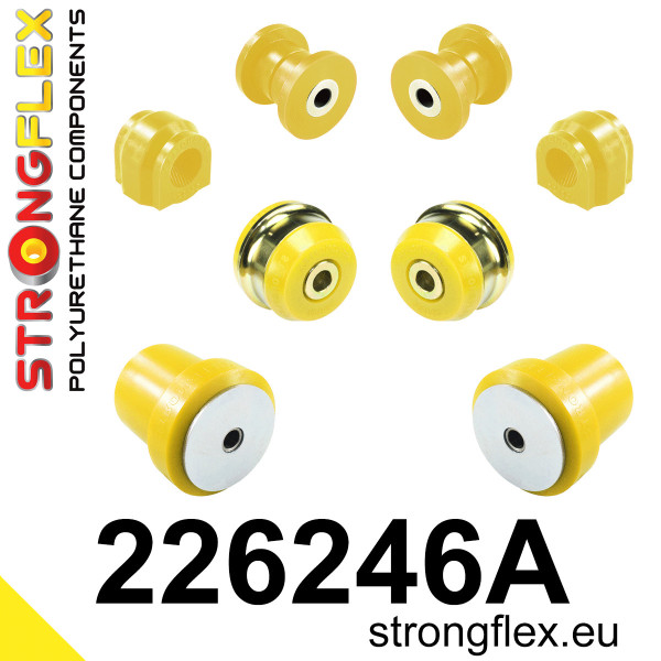 226246A: Front suspension and ream beam bush kit SPORT