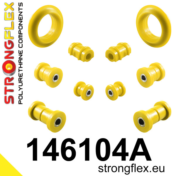 146104A: Front suspension and ream beam bush kit SPORT