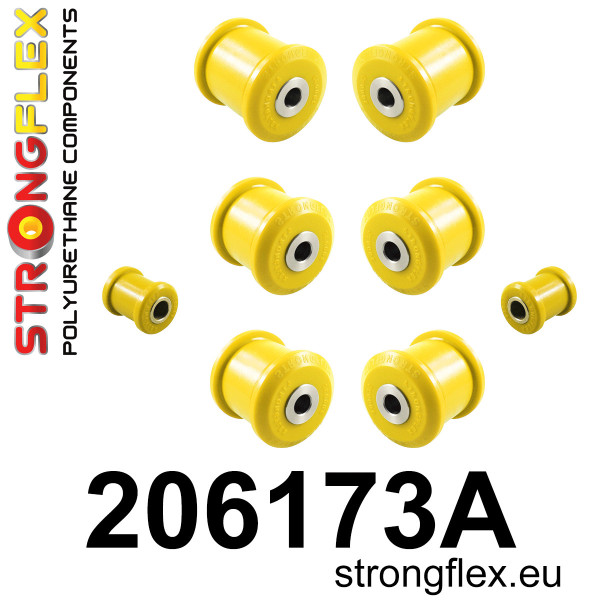 206173A: Rear suspension bush kit SPORT