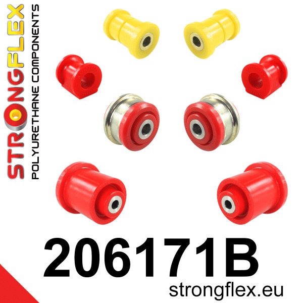 206171B: Front suspension and ream beam bush kit