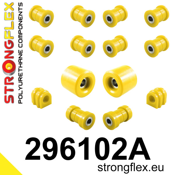 296102A: Rear suspension bush kit SPORT