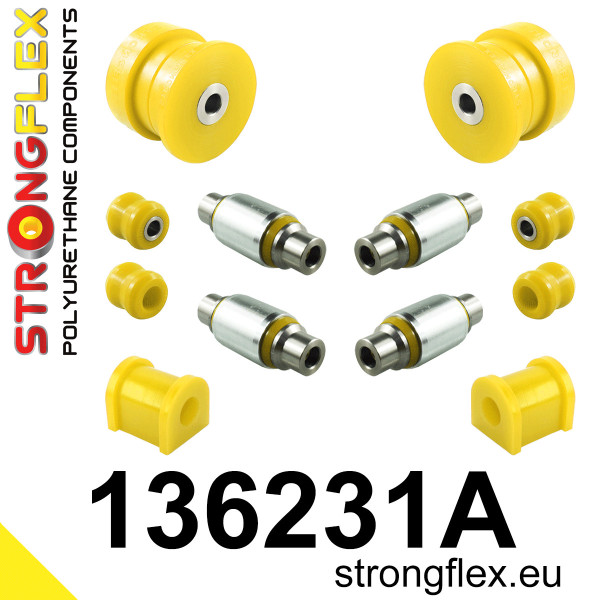 136231A: Rear suspension bush kit SPORT