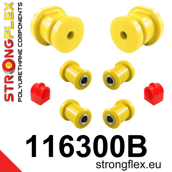 116300B: Rear suspension bush kit