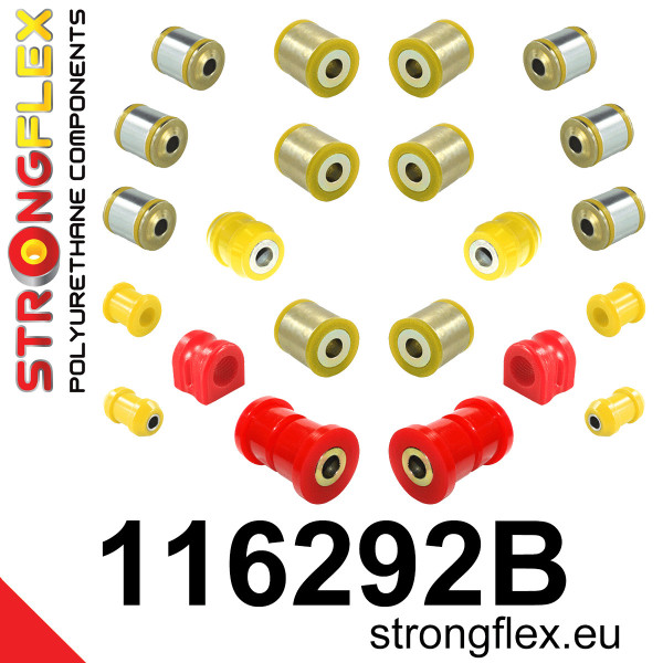 116292B: Rear suspension bush kit