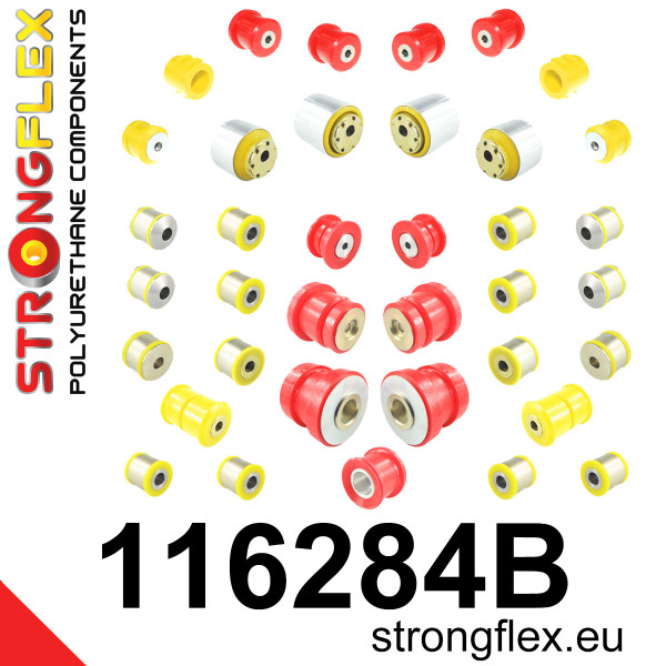 116284B: Full suspension polyurethane bush kit AMG