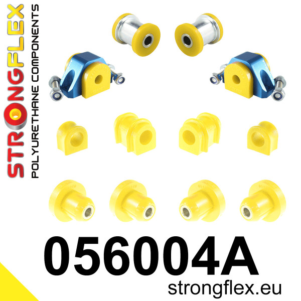 056004A: Front suspension and ream beam bush kit