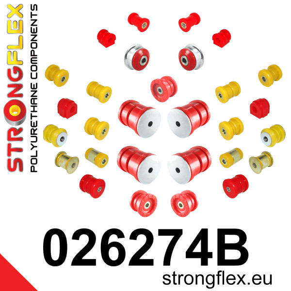 026274B: Full suspension polyurethane bush kit