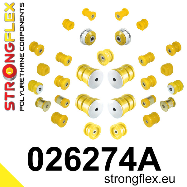 026274A: Full suspension polyurethane bush kit SPORT