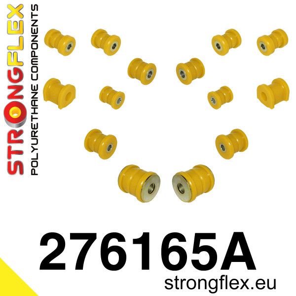 276165A: Rear suspension polyurethane bush kit SPORT