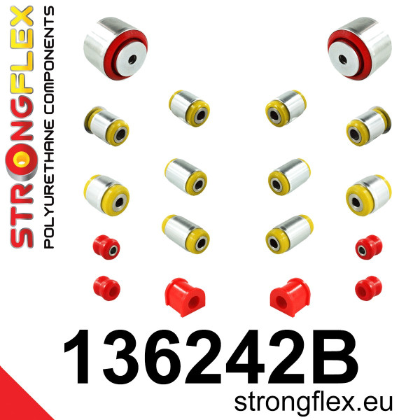 136242B: Rear suspension bush kit