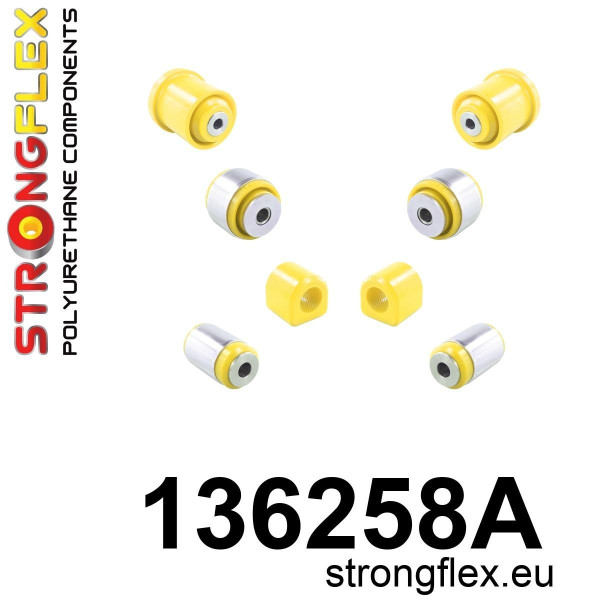 136258A: Full suspension bush kit SPORT