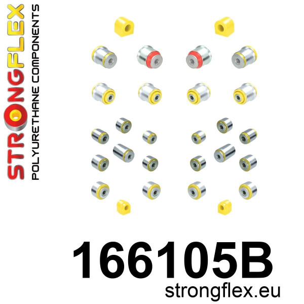 166105B: Full suspension bush kit