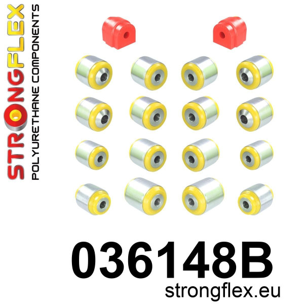 036148B: Rear suspension bush kit