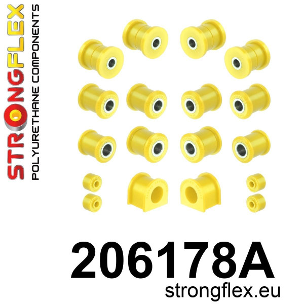 206178A: Rear suspension bush kit SPORT
