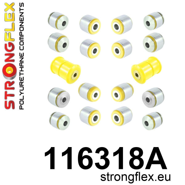 116318A: Rear suspension bush kit SPORT
