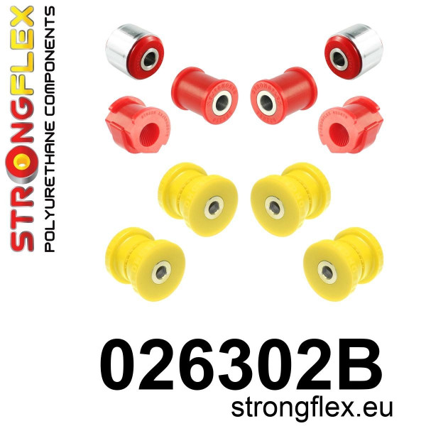 026302B: Front suspension and ream beam bush kit