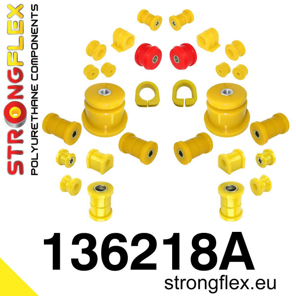 136218A: Full suspension bush kit SPORT